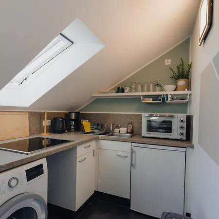 公寓 Modernes Balkon Apart